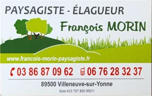 Paysagiste - Elagueur François Morin à Villeneuve sur Yonne