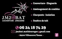 JM2@BAT Couverture Zinguerie, Aménagement de combles, Charpente, Isolation, Fenêtres de toit à Villeneuve sur Yonne