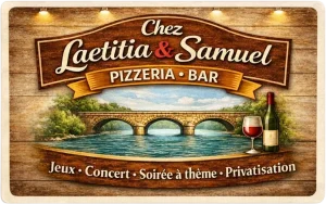 Chez Laetitia & Samuel Pizzeria - Bar à Villeneuve sur Yonne